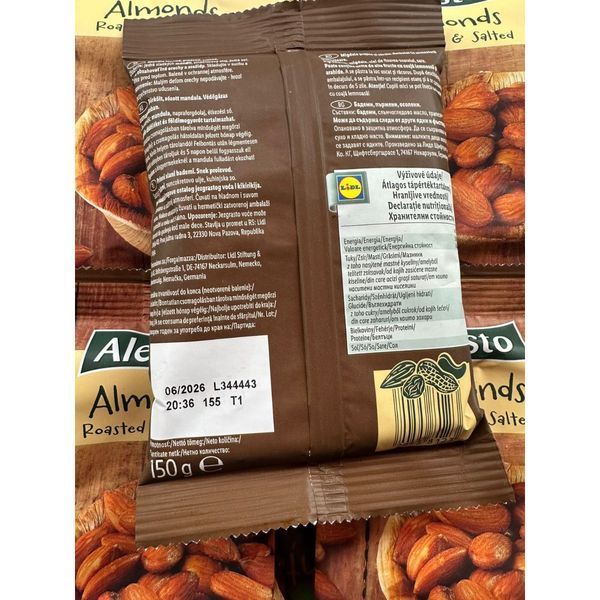 Миндаль жареный с солью Alesto Almonds Roasted Salted 150 г 81-0051 фото