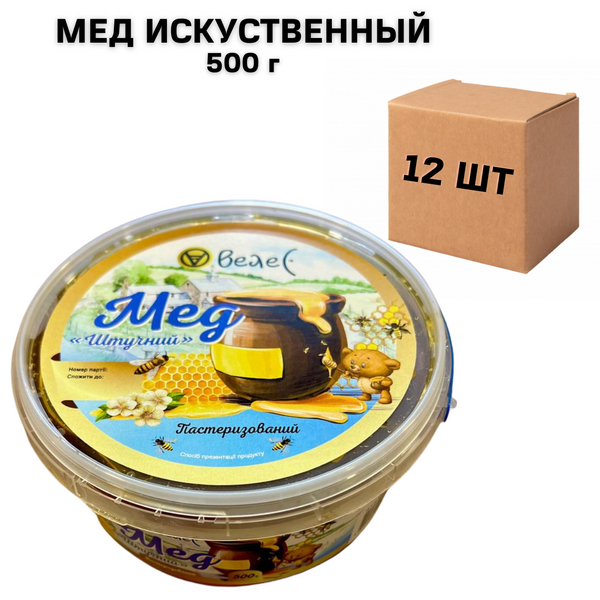 Ящик Меда "Искуственный" 500 г ( в ящике 12 шт) 4600010 фото