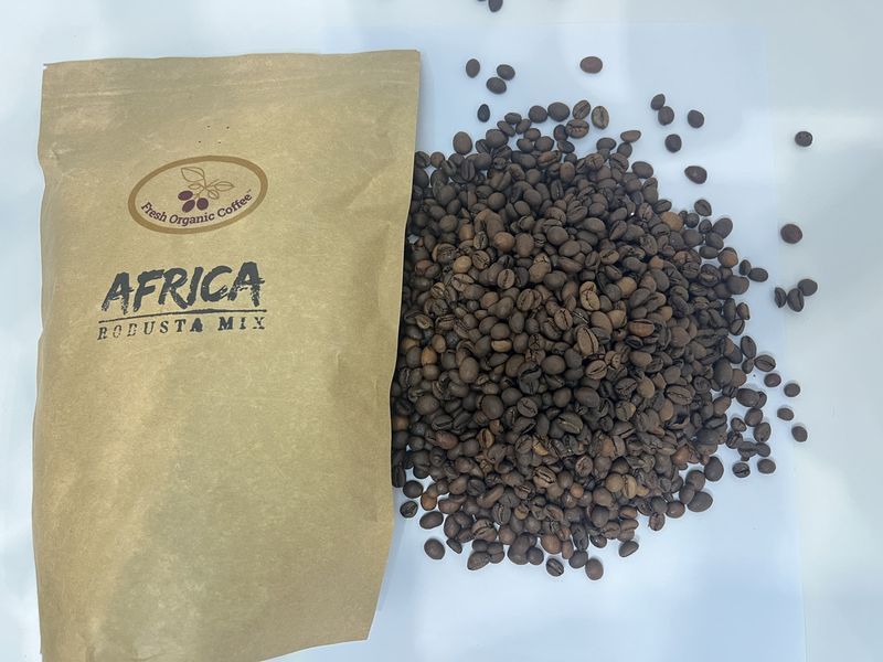 Кавовий набір AFRICA 2 кг (4&times;500 г), у зернах: Arabica Mix / Espresso Blend / Robusta Mix / Robusta Guinea 63-0028 фото