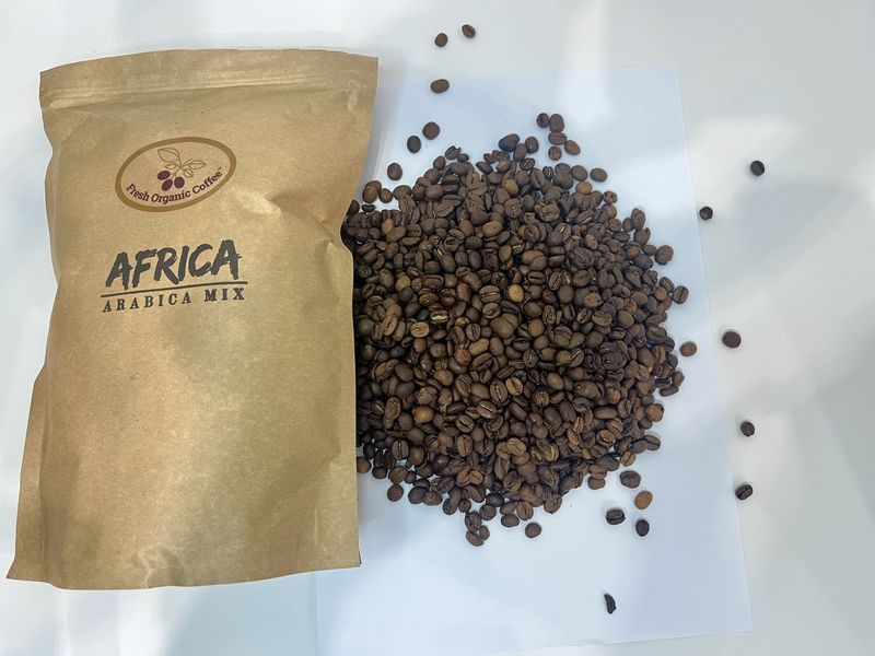 Кавовий набір AFRICA 2 кг (4&times;500 г), у зернах: Arabica Mix / Espresso Blend / Robusta Mix / Robusta Guinea 63-0028 фото