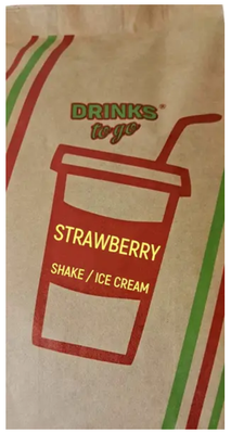 Суміш для м'якого молочного морозива та шейків зі смаком Полуниці (Strawberry) Shake / Ice Cream, 1 кг 1700018 фото
