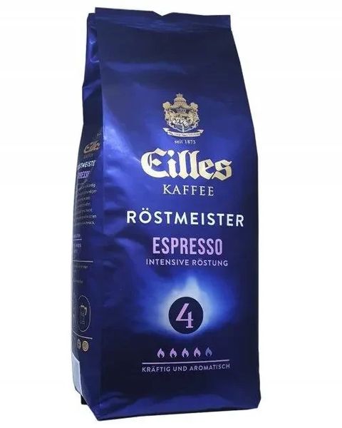 Ящик кави в зернах Eilles Espresso 1 кг (у ящику 4 шт) 0200258 фото