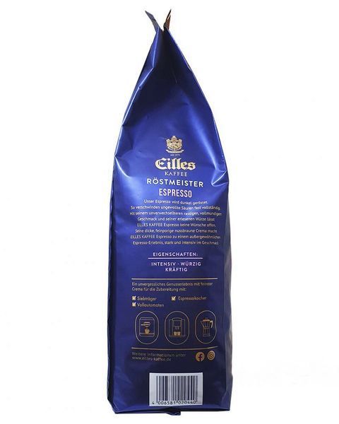 Ящик кофе в зернах Eilles Espresso 1 кг (в ящике 4 шт) 02-0258 фото