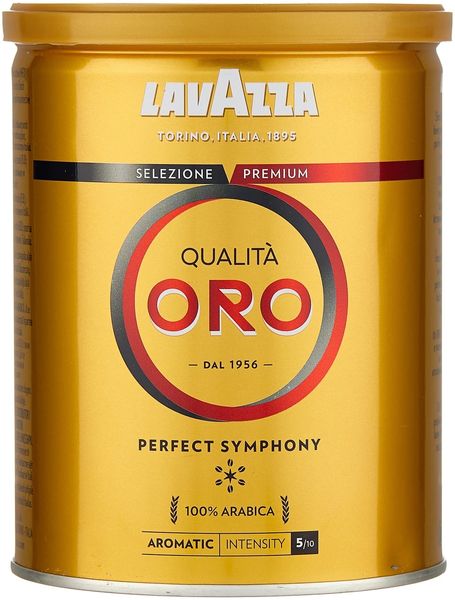 Ящик меленої кави Lavazza Qualita Oro з/б, 250г (у ящику 12 шт) 0200214 фото