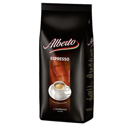 Ящик Кофе в зернах Alberto Espresso 1 кг (в ящике 4 шт) 0200373 фото