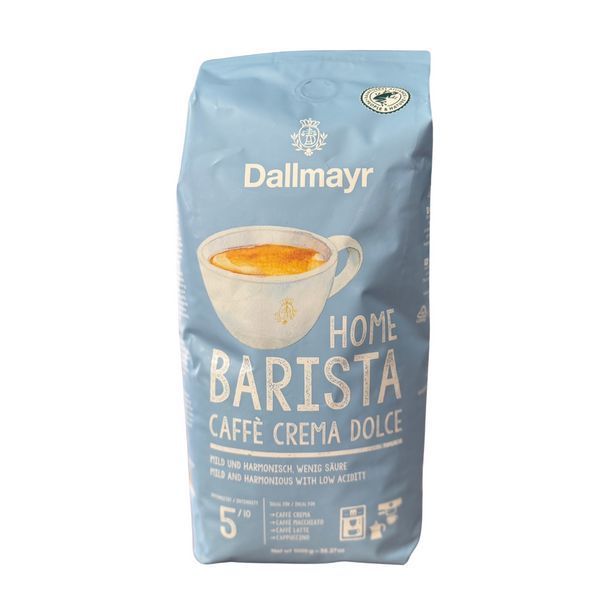 Ящик Кофе в зернах Dallmayr Home Barista Crema Dolce 1кг ( в ящике 8 шт) 02-0571 фото