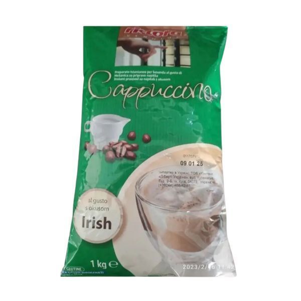 Ящик капучино Irish Cream Ristora (Ірландський Віскі Ристора) 1кг (у ящику 10шт) 02-0008 фото