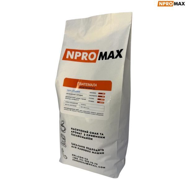 Кава в зернах NPROMAX Гватемала Уеуетенанго 100% Арабіка 1 кг 04-0652 фото