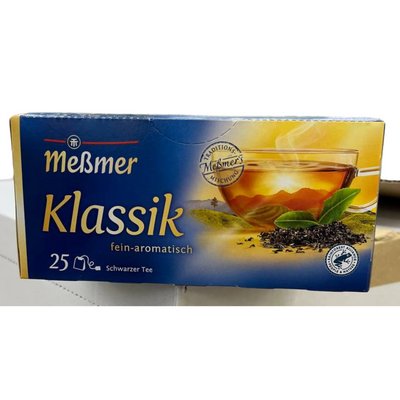 Чорний чай Meßmer «Класик» у пакетиках 25шт/ 1.75 г 0900017 фото