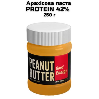 Арахісова паста PROTEIN 42% 250 г 7300052 фото