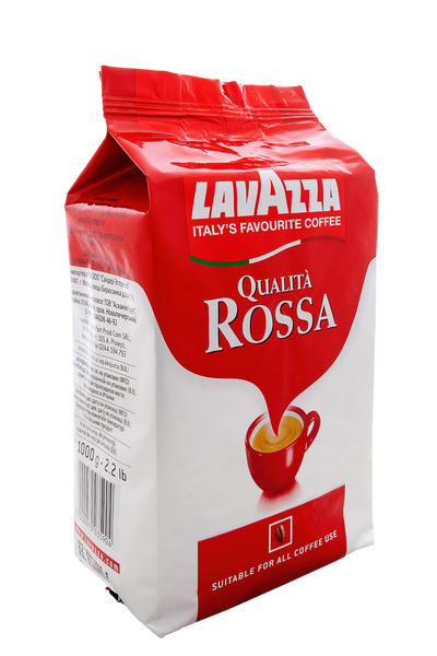 Ящик кофе в зернах Lavazza Qualità Rossa (оригинал) 100% арабика 1 кг (в ящике 6шт) 0200028 фото