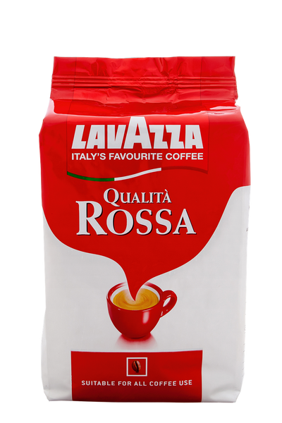 Ящик кофе в зернах Lavazza Qualità Rossa (оригинал) 100% арабика 1 кг (в ящике 6шт) 0200028 фото