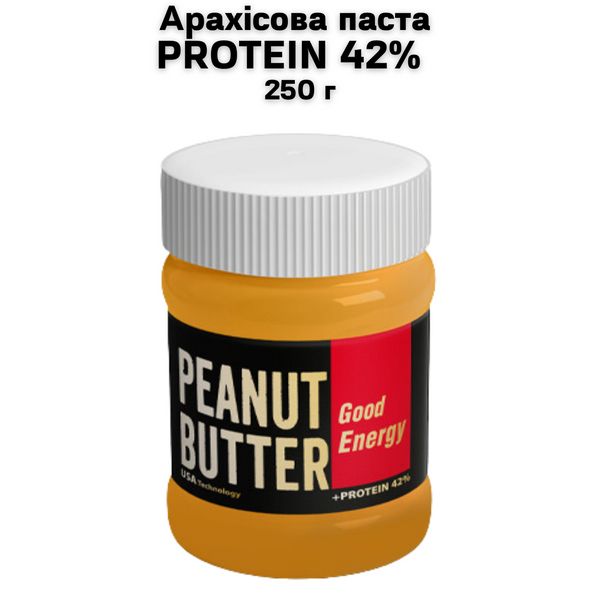 Паста арахисовая PROTEIN 42% 250 г 7300052 фото