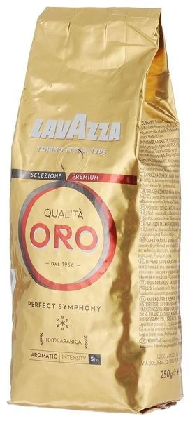 Ящик кофе в зернах Lavazza Qualita Oro, 250 г (в ящике 20 шт) 0200216 фото