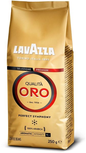 Ящик кофе в зернах Lavazza Qualita Oro, 250 г (в ящике 20 шт) 0200216 фото