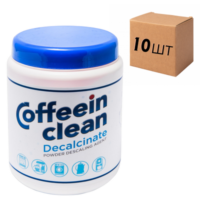Скринька професійного засобу Coffeein clean DECALCINATE для очищення від накипу 900 гр. (у ящику 10шт) 10089 фото