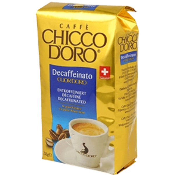 Ящик Кофе в зернах Chicco D'oro Decafeinato 250 г (в ящике 12 шт) 0200375 фото