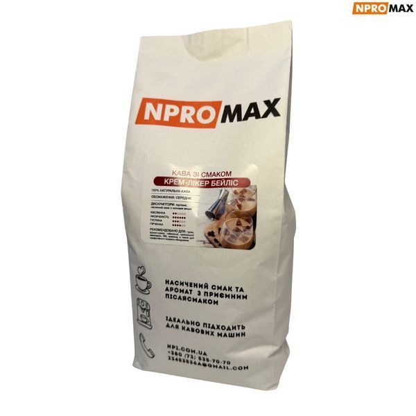 Ароматизована кава в зернах NPROMAX "Бейліс" 1 кг 04-0657 фото