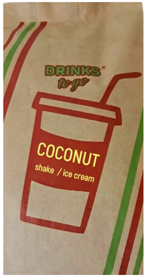 Суміш для м'якого молочного морозива та шейків Coconut Ice Cream/Shake, 1 кг 1700030 фото