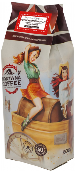 Кофе в зернах Montana Coffee "Красный Апельсин" 100% арабика 0,5 кг 1900019 фото