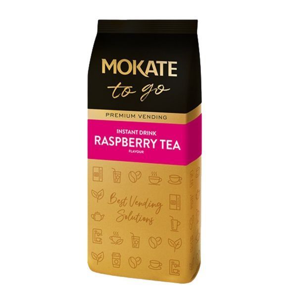 Ящик чая растворимого Mokate Premium малина 1 кг (в ящике 8 шт) 76-0005 фото